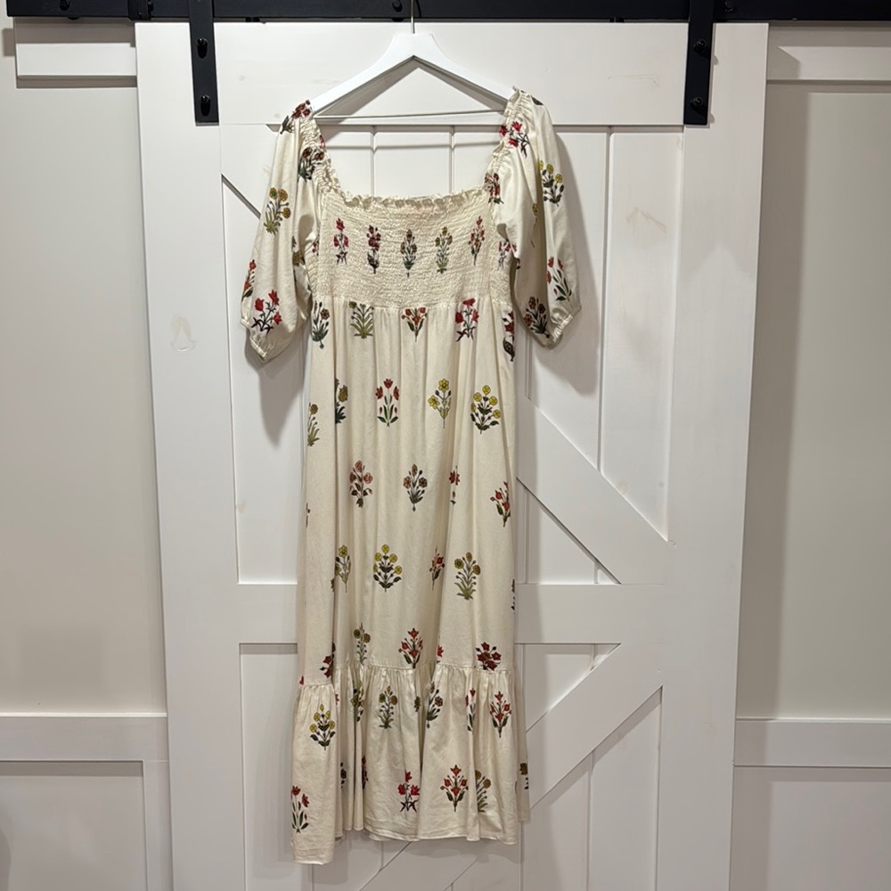 Floral Cream Dress